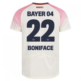 Bayer 04 Leverkusen Victor Boniface 22 Bortedrakt 2025-26 Kortermet